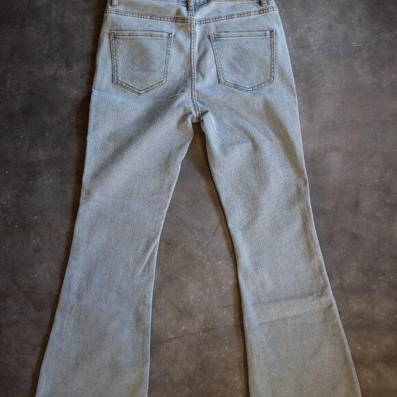 Q2 NEW Skinny Flare Jeans Size M 29 - Picture 3 of 4